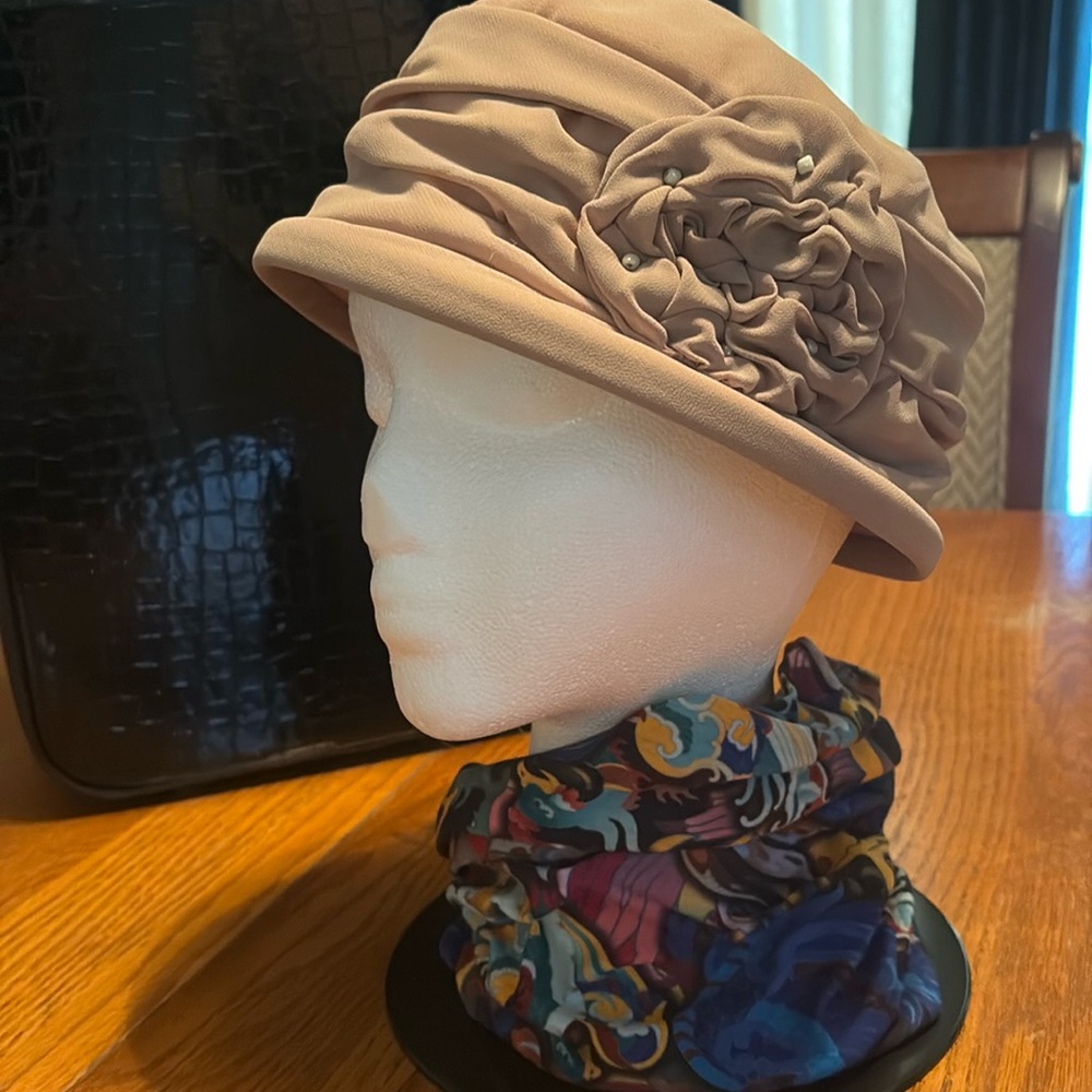 Vintage Beige Dress Hat- NWT